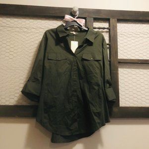 Hester & Orchard Hunter Green Button Down Shirt